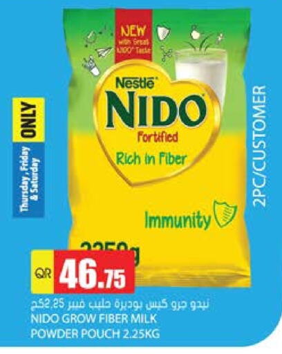 NIDO Milk Powder available at Grand Hypermarket in Qatar - Al Wakra