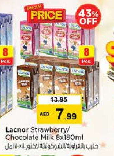 LACNOR Flavoured Milk available at Nesto Hypermarket in UAE - Fujairah
