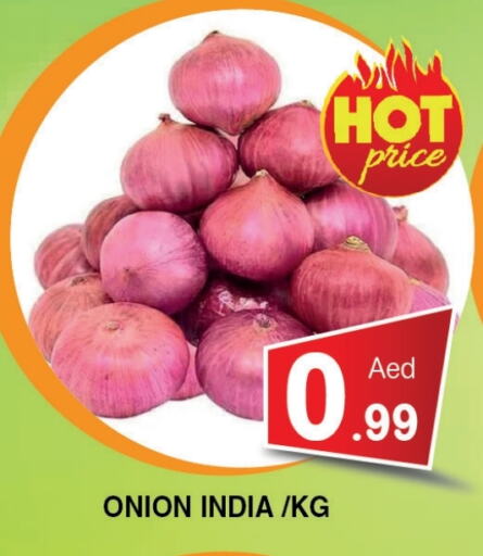 Fresh Vegetables in Ain Al Madina Hypermarket, UAE Offers - United Arab Emirates Onion from India available at Ain Al Madina Hypermarket in UAE - Sharjah / Ajman