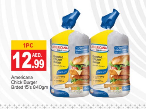 AMERICANA Chicken Burger available at TALAL MARKET in UAE - Dubai