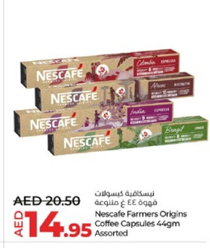NESCAFE Coffee available at Lulu Hypermarket in UAE - Abu Dhabi