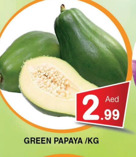 Fresh Fruits in Ain Al Madina Hypermarket, UAE Offers - United Arab Emirates Papaya available at Ain Al Madina Hypermarket in UAE - Sharjah / Ajman