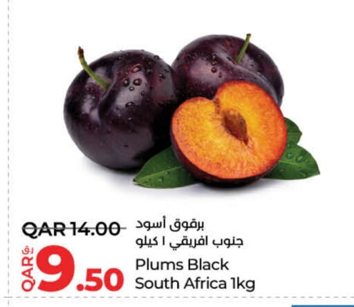 Fresh Fruits in LuLu Hypermarket, Qatar Offers - Qatar Plums from South Africa available at LuLu Hypermarket in Qatar - Al-Shahaniya