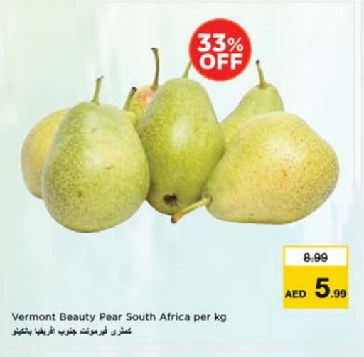 Fresh Fruits in Nesto Hypermarket, UAE Offers - United Arab Emirates Pear from South Africa available at Nesto Hypermarket in UAE - Sharjah / Ajman
