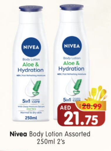 Nivea Body Lotion & Cream available at Al Madina Hypermarket in UAE - Abu Dhabi