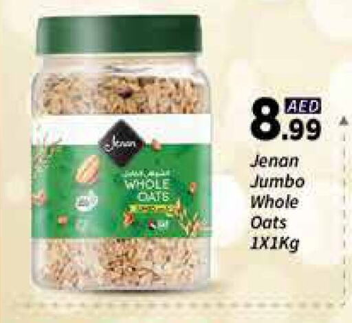 JENAN Oats available at AIKO Mall and AIKO Hypermarket in UAE - Dubai