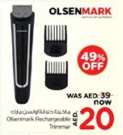 Shaving & Hair Removal in Nesto Hypermarket, UAE Offers - United Arab Emirates OLSENMARK Hair Remover available at Nesto Hypermarket in UAE - Sharjah / Ajman