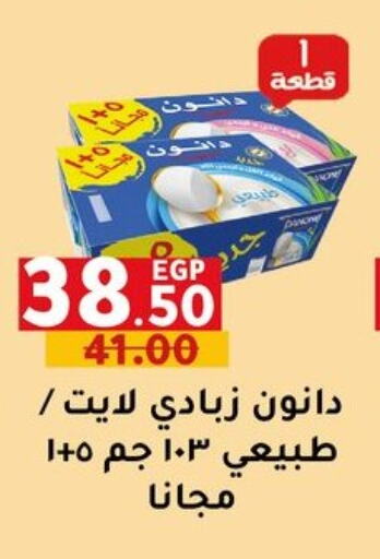 DANONE Yoghurt available at Al Habib Market in Egypt - Cairo