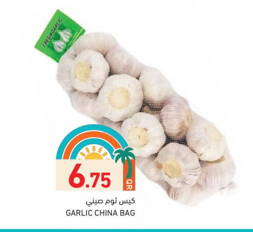 Garlic available at Aswaq Ramez in Qatar - Al Wakra