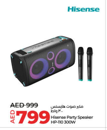 HISENSE Speaker available at Lulu Hypermarket in UAE - Fujairah