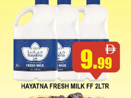 HAYATNA Fresh Milk available at AL MADINA (Dubai) in UAE - Dubai
