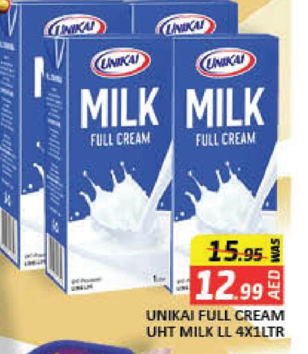 UNIKAI Full Cream Milk available at Mango Hypermarket LLC in UAE - Dubai