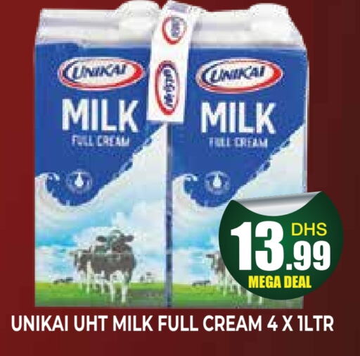 UNIKAI Long Life / UHT Milk available at Ainas Al madina hypermarket in UAE - Sharjah / Ajman