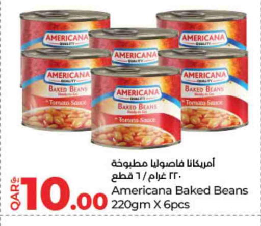 أمريكانا فاصوليا مخبوزة available at لولو هايبرماركت in قطر - الوكرة