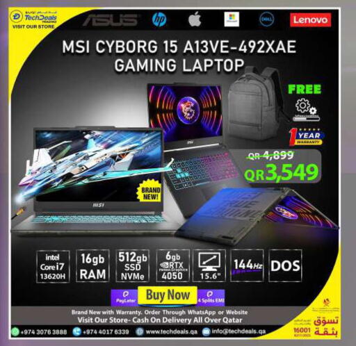LENOVO Laptop available at Tech Deals Trading in Qatar - Al Shamal