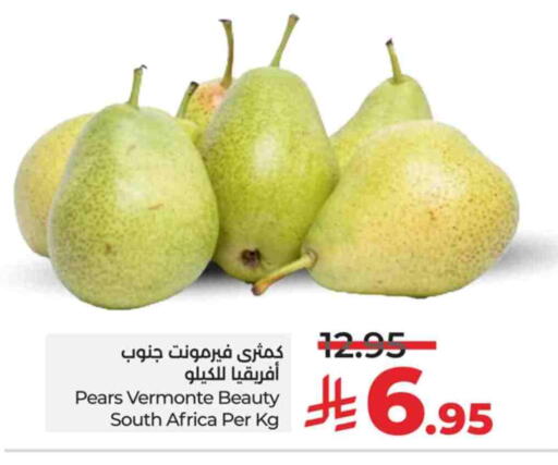 Pear from South Africa available at LULU Hypermarket in KSA, Saudi Arabia, Saudi - Yanbu
