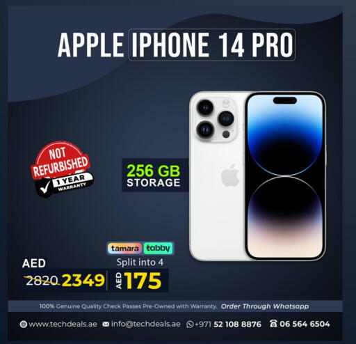 APPLE iPhone 14 available at TechDelas Electronics Trading in UAE - Abu Dhabi