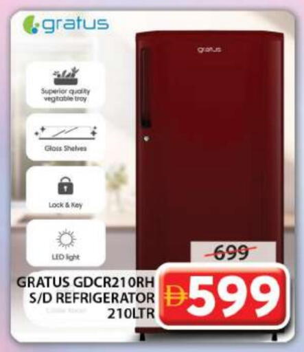 GRATUS Refrigerator available at Grand Hyper Market in UAE - Dubai