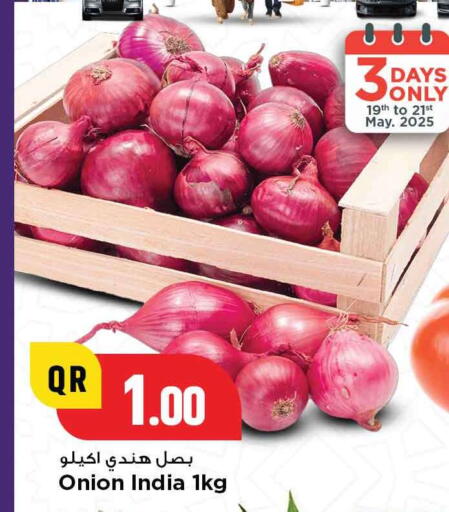 Onion from India available at Marza Hypermarket in Qatar - Al Daayen