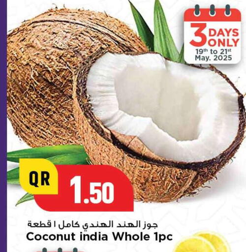 فاكهة طازجة in مرزا هايبرماركت, قطر Offers - قطر Coconut from India available at مرزا هايبرماركت in قطر - الخور