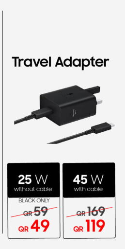 Charger available at Samsung - Electronova in Qatar - Al-Shahaniya