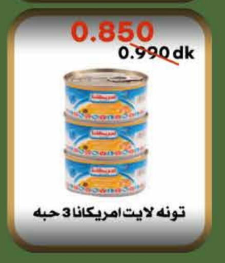 AMERICANA Tuna - Canned available at  Adailiya Cooperative Society in Kuwait - Jahra Governorate