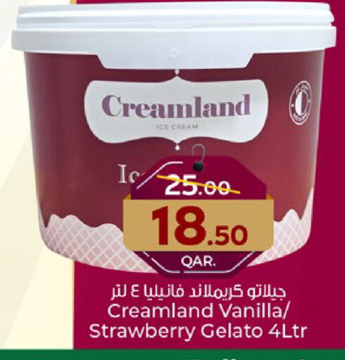 Ice & Ice cream in Paris Hypermarket, Qatar Offers - Qatar Strawberry Vanilla available at Paris Hypermarket in Qatar - Al Khor