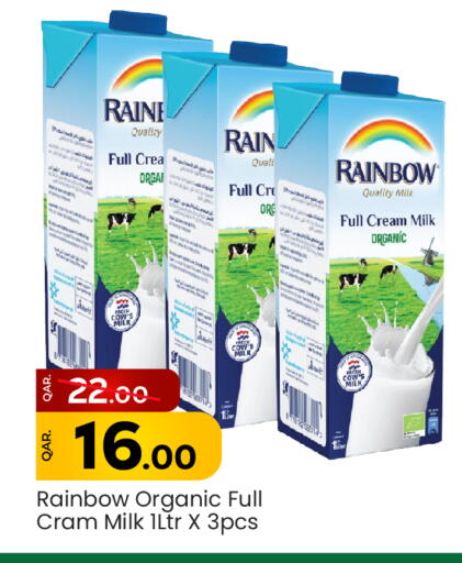 RAINBOW Full Cream Milk available at Paris Hypermarket in Qatar - Umm Salal