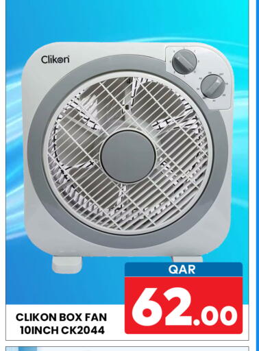 CLIKON Fan available at Majlis Hypermarket in Qatar - Doha