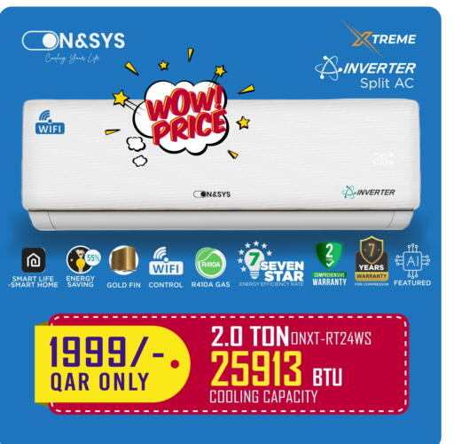 AC available at On&sys in Qatar - Umm Salal