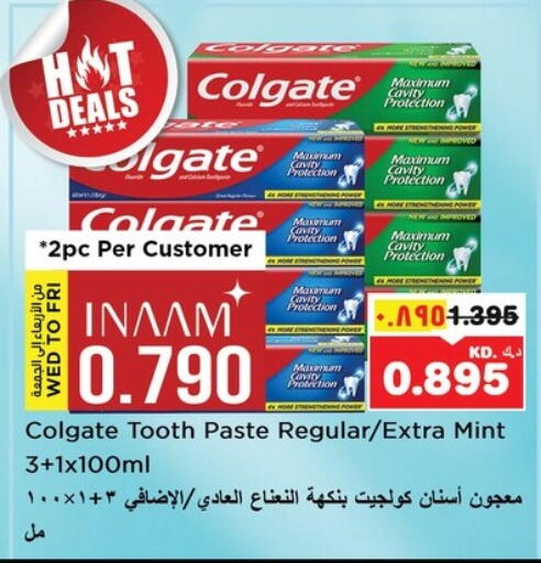 Dental Care in Nesto Hypermarkets, Kuwait Offers - Kuwait COLGATE Toothpaste available at Nesto Hypermarkets in Kuwait - Ahmadi Governorate