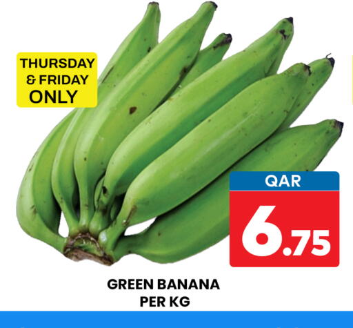 Fresh Fruits in Majlis Hypermarket, Qatar Offers - Qatar Banana Green available at Majlis Hypermarket in Qatar - Al Rayyan