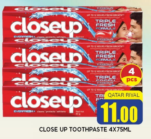 CLOSE UP Toothpaste available at Shop n Smile Hypermarket in Qatar - Al Shamal