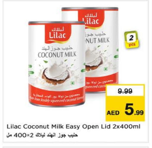 LILAC Coconut Milk available at Nesto Hypermarket in UAE - Al Ain