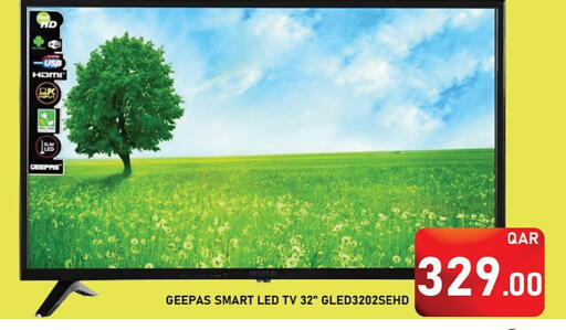 GEEPAS Smart TV available at Passion Hypermarket in Qatar - Al Wakra