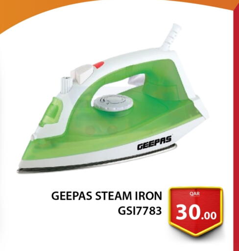 GEEPAS Ironbox available at G MAX Hypermarket in Qatar - Al Wakra