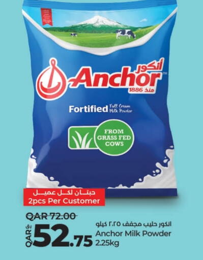ANCHOR Milk Powder available at LuLu Hypermarket in Qatar - Al Wakra