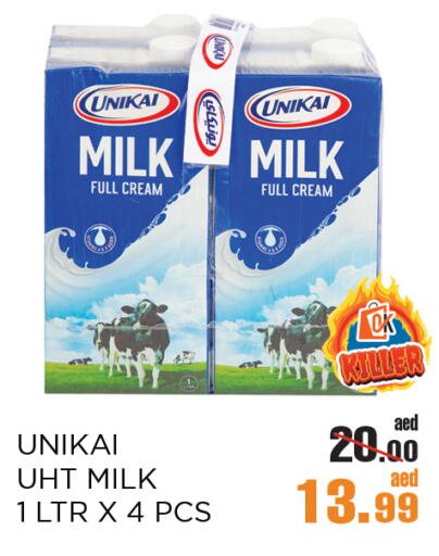 UNIKAI Long Life / UHT Milk available at OK Hypermarket LLC SPC in UAE - Abu Dhabi