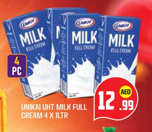UNIKAI Long Life / UHT Milk available at Baniyas Spike  in UAE - Al Ain