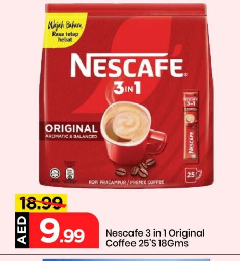 Tea & Coffee in Mark & Save, UAE Offers - United Arab Emirates NESCAFE Coffee 3in1 available at Mark & Save in UAE - Sharjah / Ajman