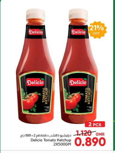 DELICIO Tomato Ketchup available at Al Amri Center in Oman - Sohar