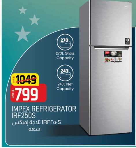 IMPEX Refrigerator available at Saudia Hypermarket in Qatar - Al Rayyan