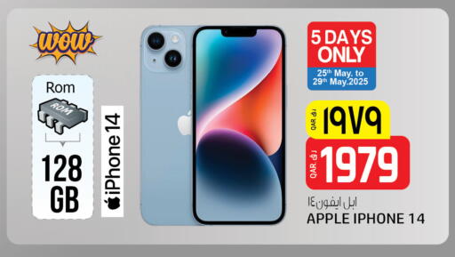 APPLE iPhone 14 available at Saudia Hypermarket in Qatar - Doha