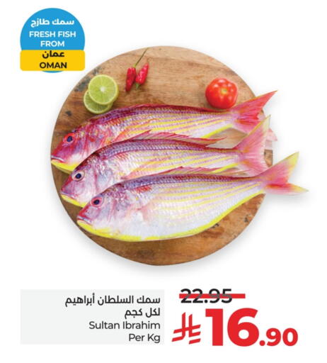 الأسماك الطازجة in لولو هايبرماركت, المملكة العربية السعودية Offers - المملكة العربية السعودية available at لولو هايبرماركت in مملكة العربية السعودية, السعودية, سعودية - حفر الباطن