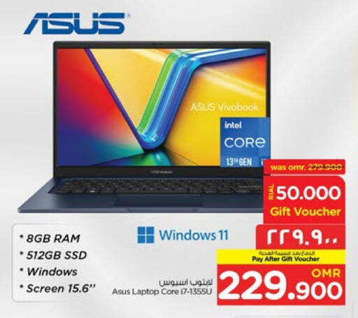Computer & Laptop in Nesto Hyper Market , Oman Offers - Oman ASUS Laptop available at Nesto Hyper Market in Oman - Salalah