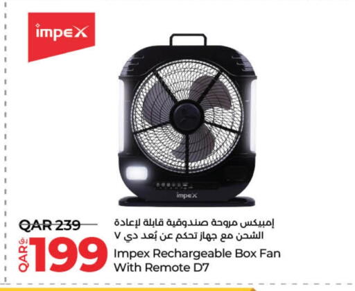 IMPEX Fan available at LuLu Hypermarket in Qatar - Umm Salal