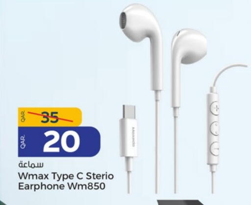 Earphone available at Paris Hypermarket in Qatar - Al Wakra
