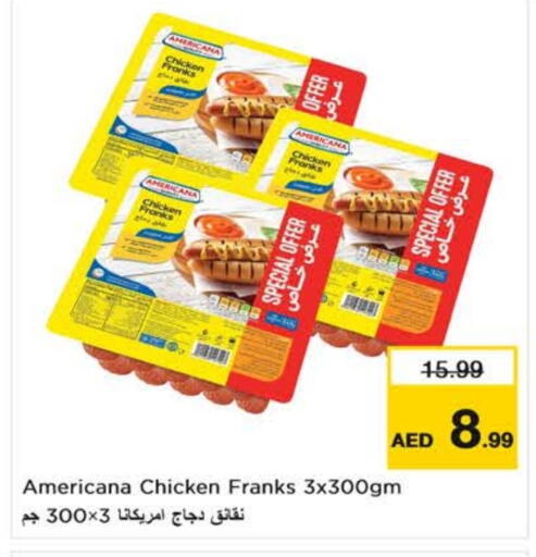 AMERICANA Chicken Franks available at Nesto Hypermarket in UAE - Dubai
