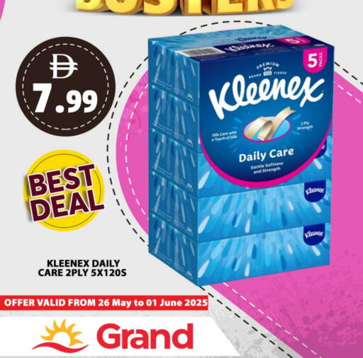 Facial Tissue in Grand Hyper Market, UAE Offers - United Arab Emirates KLEENEX available at Grand Hyper Market in UAE - Sharjah / Ajman