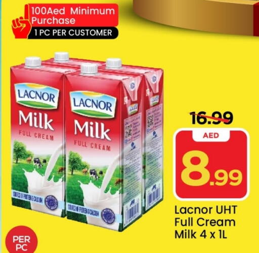 LACNOR Long Life / UHT Milk available at Mark & Save in UAE - Sharjah / Ajman